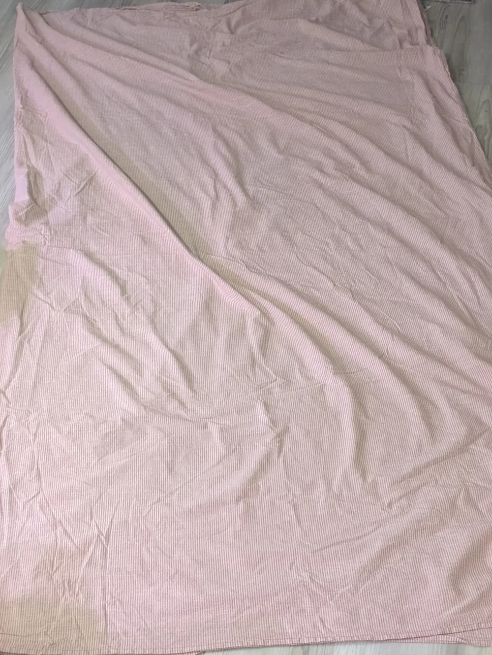 IKEA BERGPALM Pink Mauve Stripe Duvet Cover Bedding Scandinavian 80x98 In King